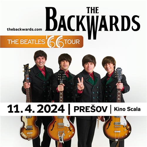 THE BACKWARDS - Beatles revival  v programe The Beatles ´66 Tour