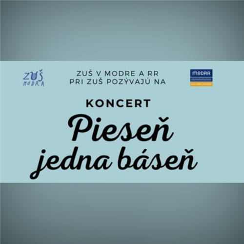 Pieseň jedna báseň - koncert žiakov ZUŠ