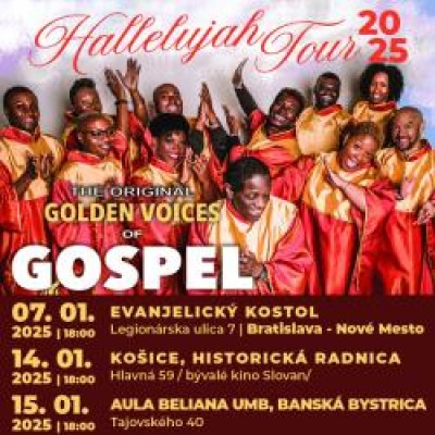 The GOLDEN VOICES OF GOSPEL /USA/, HALLELUJAH TOUR