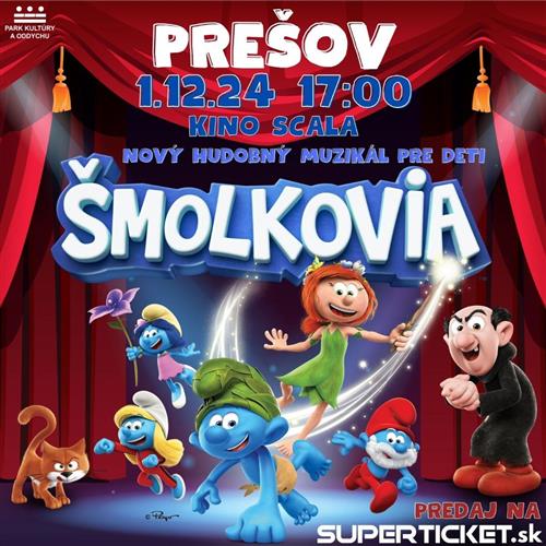 ŠMOLKOVIA  turné jeseň 2024 17:00 hod