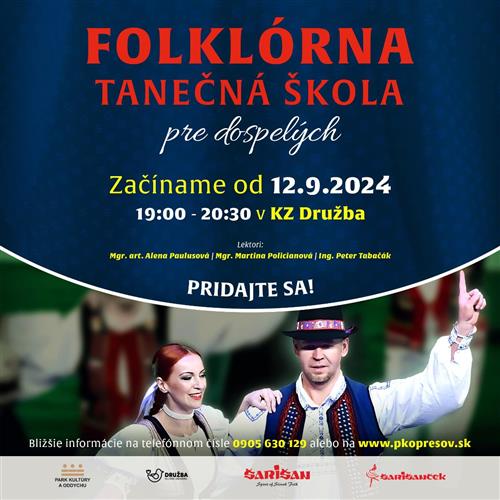 FOLKLÓRNA TANEČNÁ ŠKOLA PRE DOSPELÝCH