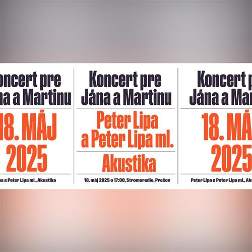 Koncert pre Martinu a Jána
