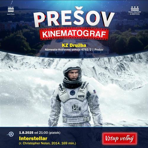 INTERSTELLAR | PREŠOV KINEMATOGRAF
