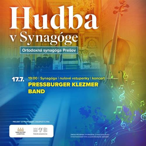 PREßBURGER KLEZMER BAND | HUDBA V SYNAGÓGE