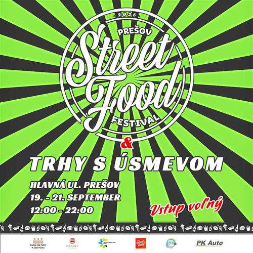 STREET FOOD FESTIVAL & TRHY S ÚSMEVOM
