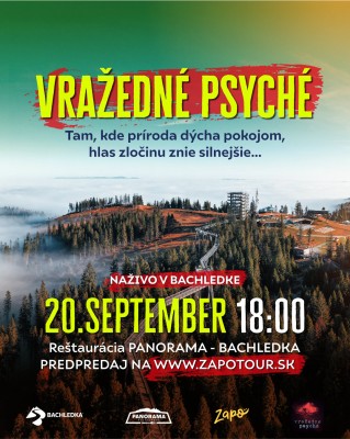 Vražedné Psyché naživo v BACHLEDKE – 20.09.2025