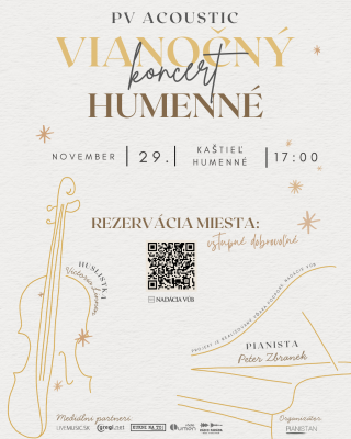 Klavírno-husľový vianočný koncert v Humennom: Victoria Linnen a Peter Zbranek