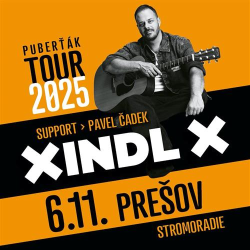 Xindl X: Puberťák Tour 2025 v Prešove