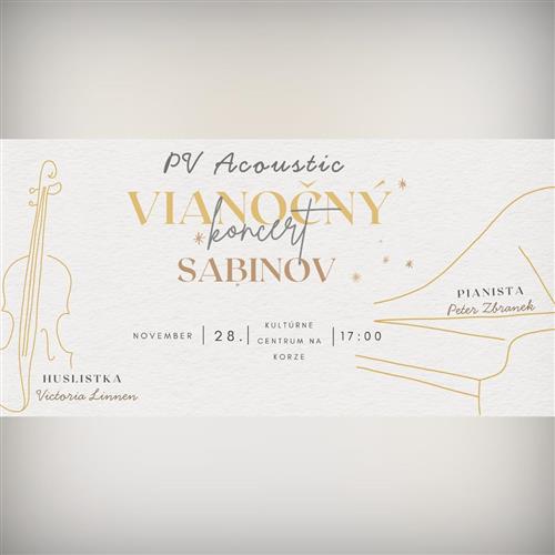 Vianočný koncert Sabinov: Victoria Linnen & Peter Zbranek