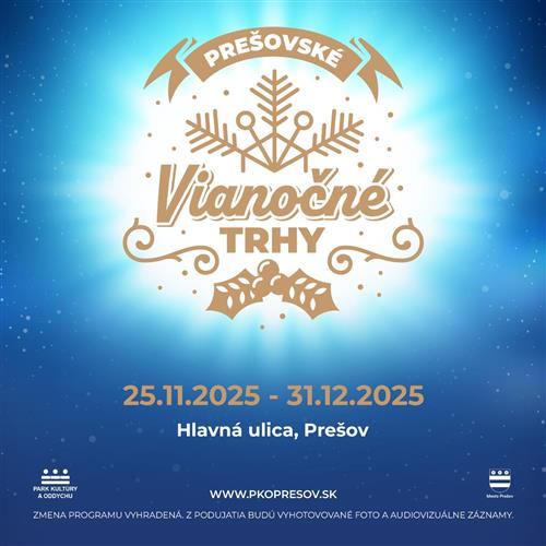 PREŠOVSKÉ VIANOČNÉ TRHY 2025 | DFS DÚBRAVIENKA | DFS ŠARIŠANČEK | BANDA