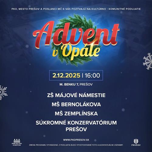 ADVENT V OPÁLE