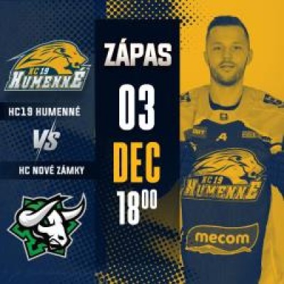 HC 19 Humenné vs HC Nové Zámky