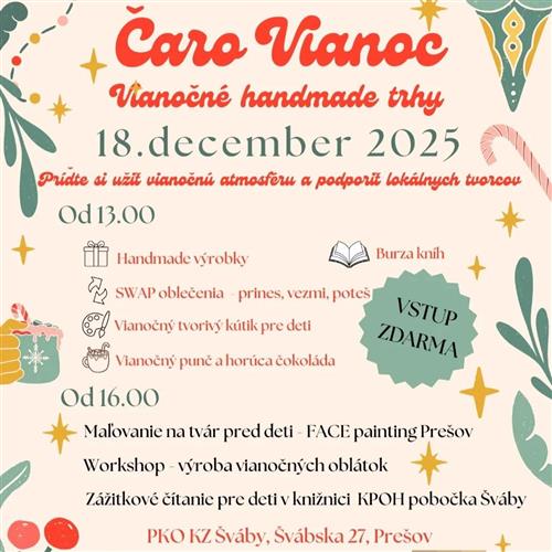 VIANOČNÉ HANDMADE TRHY | ČARO VIANOC