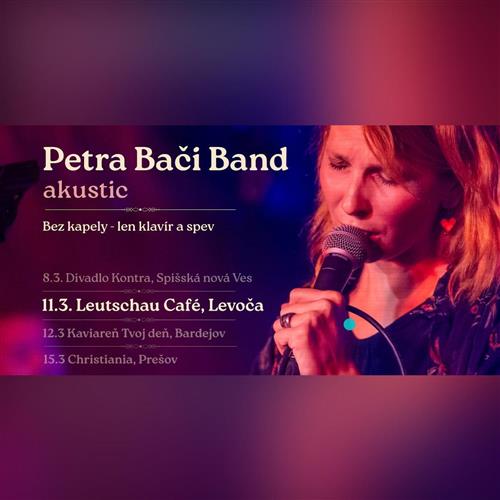 Petra Bači Band acoustic - Vezmi JU na koncert - Bardejov