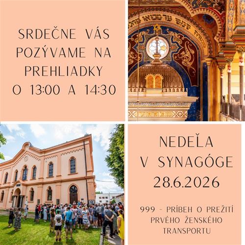 NEDEĽA V SYNAGÓGE | 999 - PRÍBEH O PREŽITÍ PRVÉHO ŽENSKÉHO TRANSPORTU