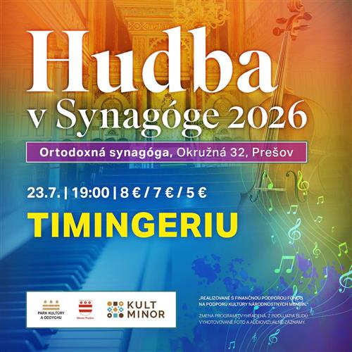 HUDBA V SYNAGÓGE | TIMINGERIU