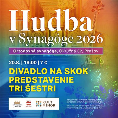 HUDBA V SYNAGÓGE | DIVADLO NA SKOK | TRI ŚESTRI