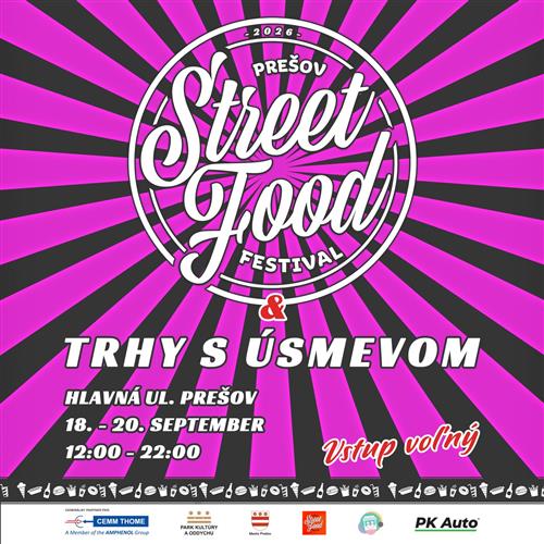 STREET FOOD FESTIVAL & TRHY S ÚSMEVOM