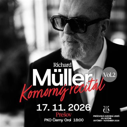 60. PREŠOVSKÁ HUDOBNÁ JESEŇ | KOMORNÝ RECITÁL RICHARDA MÜLLERA